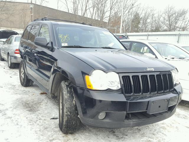 1J8GR48K58C148245 - 2008 JEEP GRAND CHER BLACK photo 1