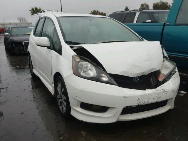 JHMGE8H57CC041838 - 2012 HONDA FIT SPORT WHITE photo 1