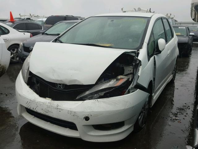 JHMGE8H57CC041838 - 2012 HONDA FIT SPORT WHITE photo 2