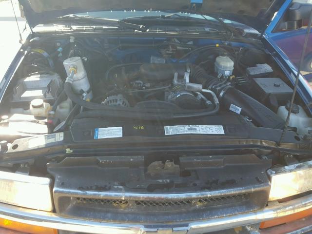 1GCCS19W318211541 - 2001 CHEVROLET S TRUCK S1 BLUE photo 7