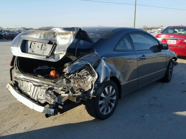 2HGFG1B84AH509392 - 2010 HONDA CIVIC EX GRAY photo 4