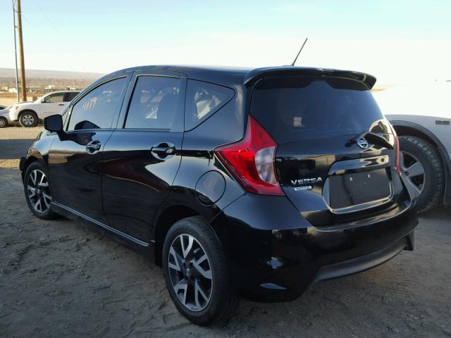 3N1CE2CP6HL353430 - 2017 NISSAN VERSA NOTE BLACK photo 3