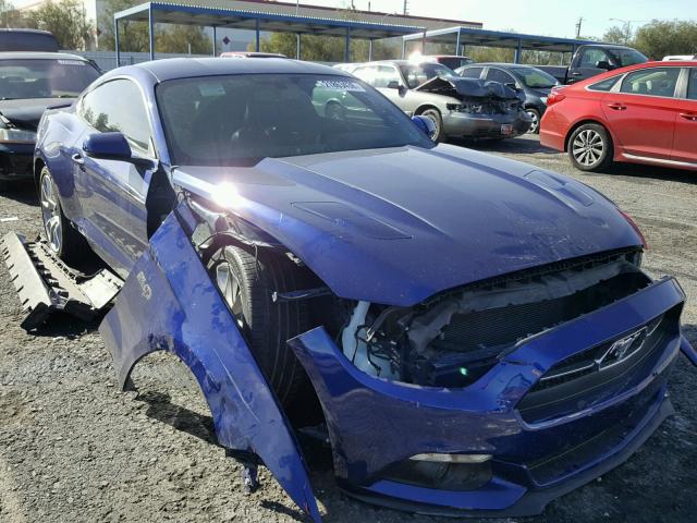 1FA6P8CF9F5370711 - 2015 FORD MUSTANG GT BLUE photo 1