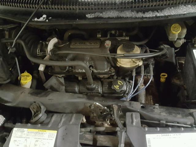 2D4GP44L05R263143 - 2005 DODGE GRAND CARA BLACK photo 7