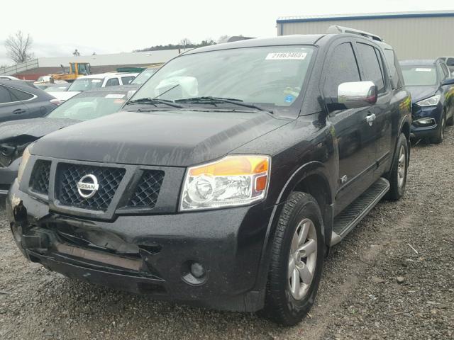 5N1AA08D19N608856 - 2009 NISSAN ARMADA SE BLACK photo 2