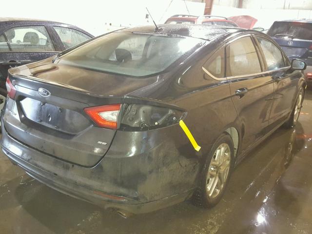 3FA6P0H79DR143242 - 2013 FORD FUSION SE BLUE photo 4