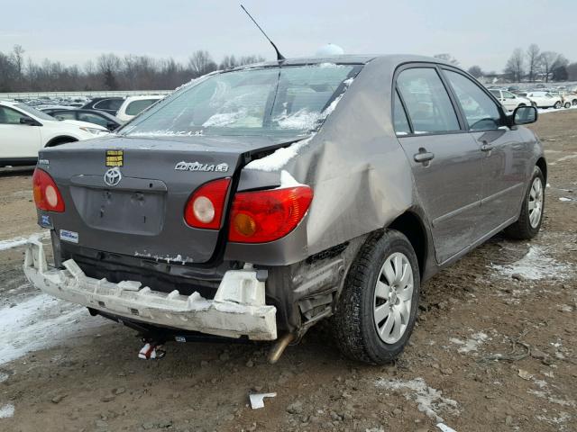 2T1BR38E94C294901 - 2004 TOYOTA COROLLA CE GRAY photo 4