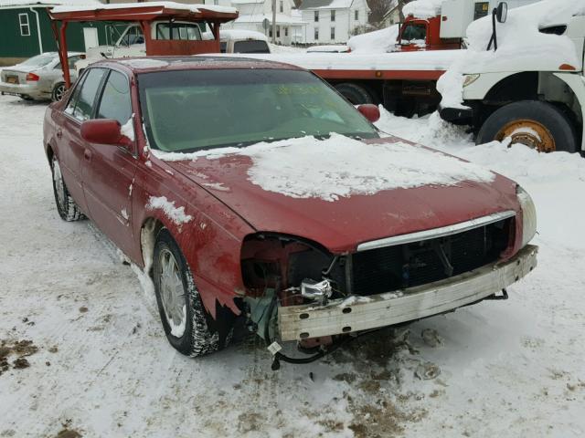 1G6KD54Y44U253432 - 2004 CADILLAC DEVILLE RED photo 1