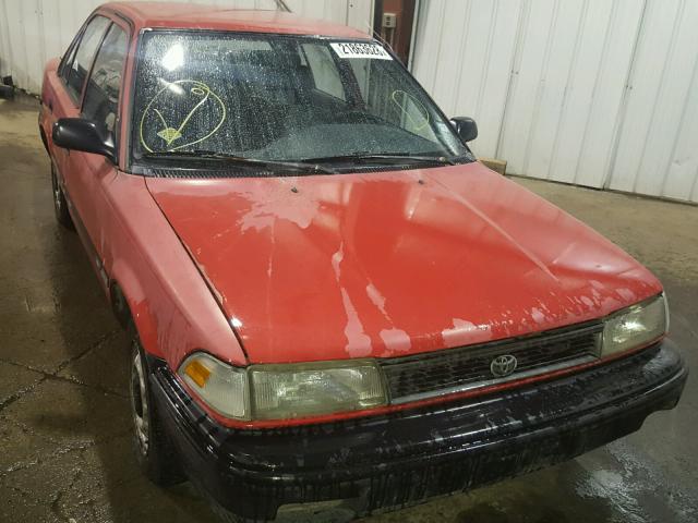 1NXAE91A6MZ226717 - 1991 TOYOTA COROLLA RED photo 1