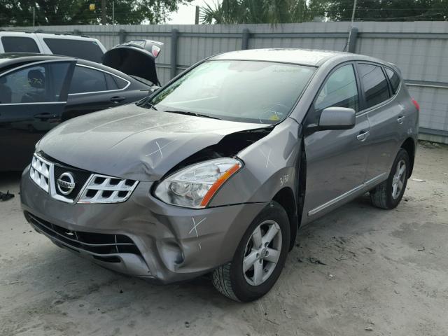 JN8AS5MT7DW540534 - 2013 NISSAN ROGUE S GRAY photo 2