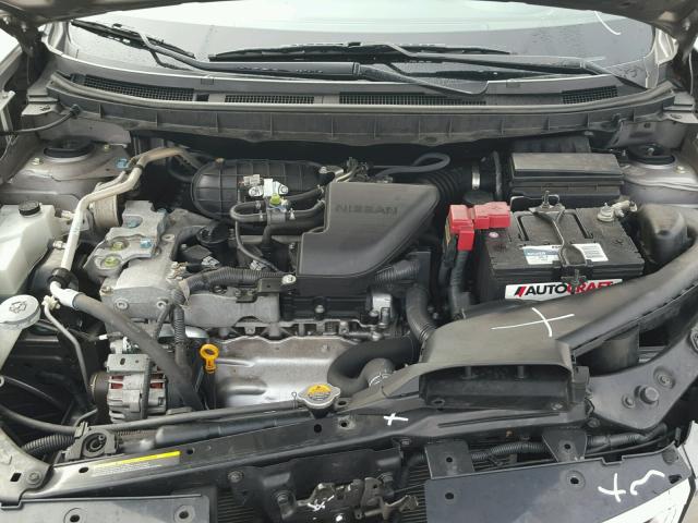 JN8AS5MT7DW540534 - 2013 NISSAN ROGUE S GRAY photo 7