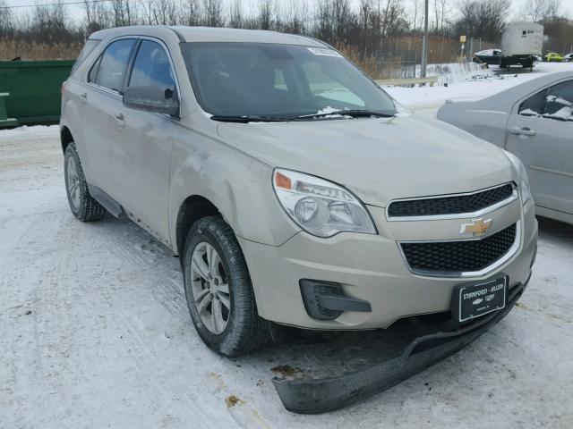 2GNALAEK1F6374863 - 2015 CHEVROLET EQUINOX LS TAN photo 1