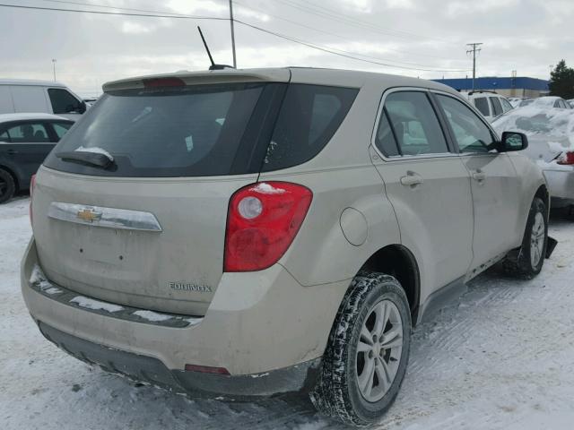 2GNALAEK1F6374863 - 2015 CHEVROLET EQUINOX LS TAN photo 4