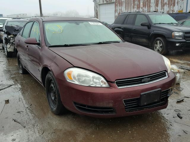 2G1WB58K479344334 - 2007 CHEVROLET IMPALA LS MAROON photo 1