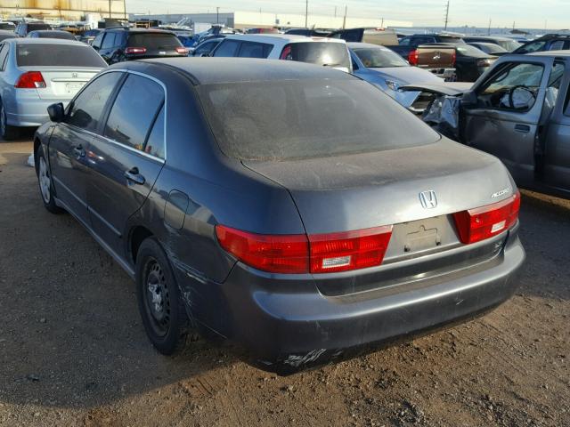 1HGCM56495A176945 - 2005 HONDA ACCORD LX CHARCOAL photo 3