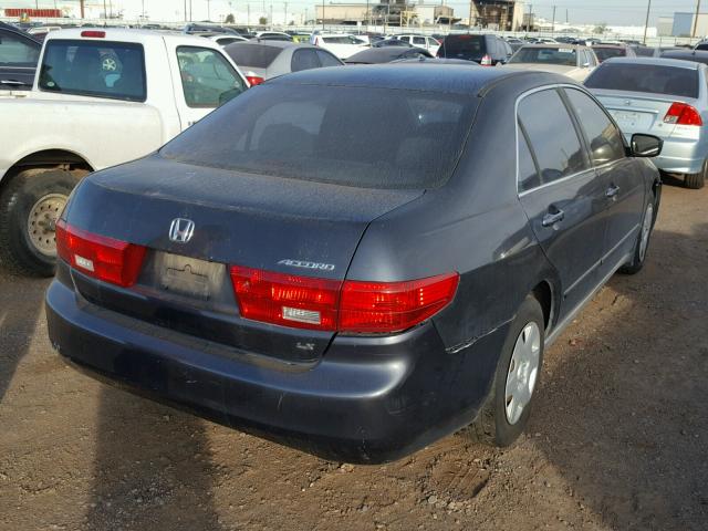 1HGCM56495A176945 - 2005 HONDA ACCORD LX CHARCOAL photo 4