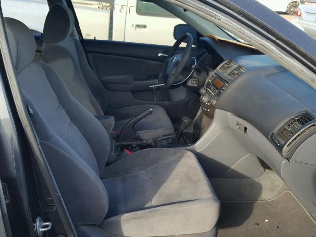 1HGCM56495A176945 - 2005 HONDA ACCORD LX CHARCOAL photo 5