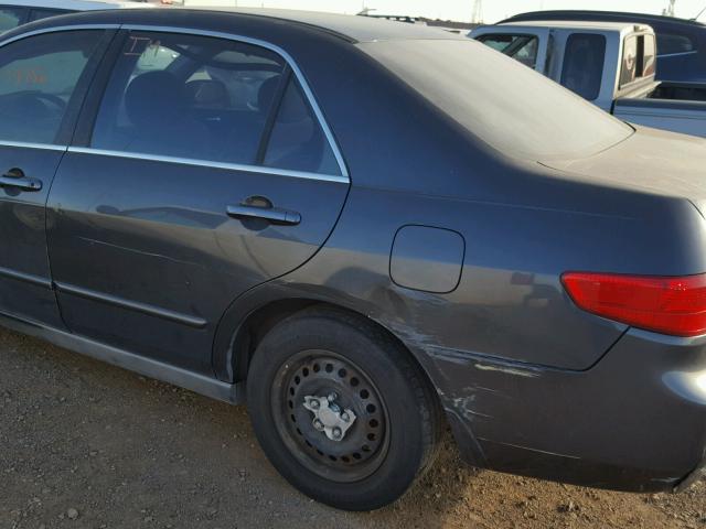 1HGCM56495A176945 - 2005 HONDA ACCORD LX CHARCOAL photo 9