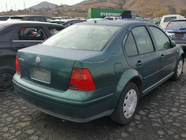 3VWRC29M1XM002098 - 1999 VOLKSWAGEN JETTA GL GREEN photo 4