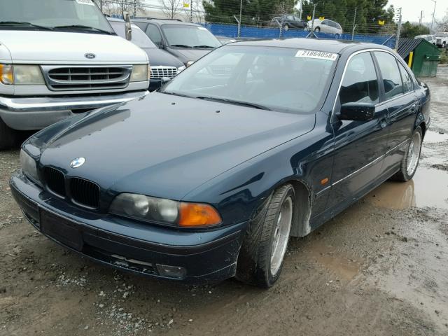 WBADE5329VBV91015 - 1997 BMW 540 I GREEN photo 2