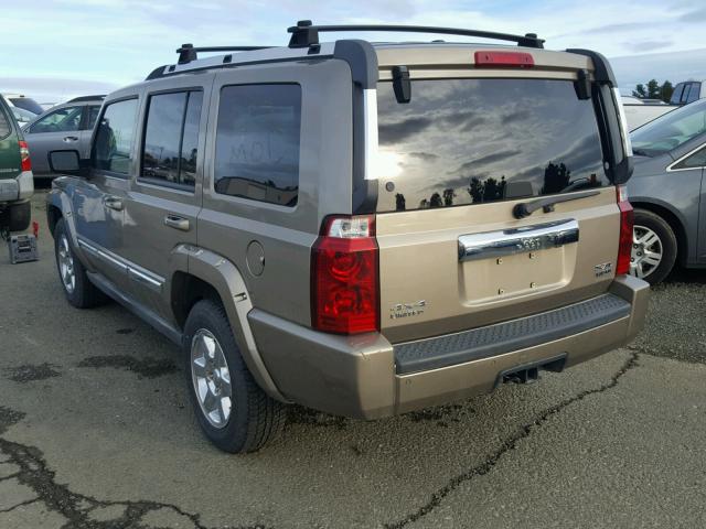 1J8HG582X6C143295 - 2006 JEEP COMMANDER GOLD photo 3