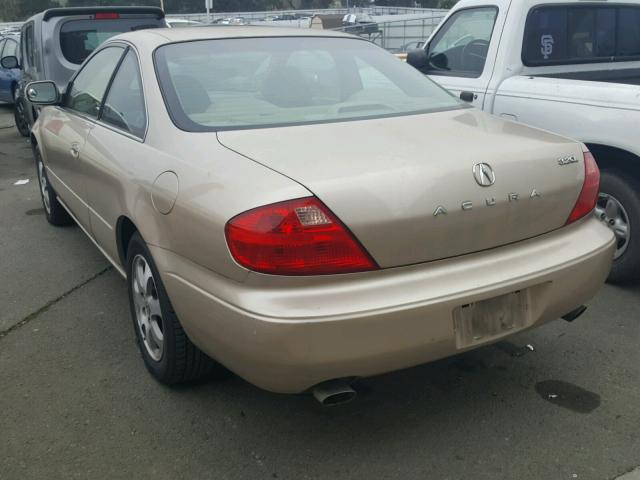 19UYA42561A014577 - 2001 ACURA 3.2CL GOLD photo 3