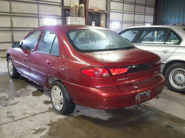 3FAFP13P02R149439 - 2002 FORD ESCORT RED photo 3