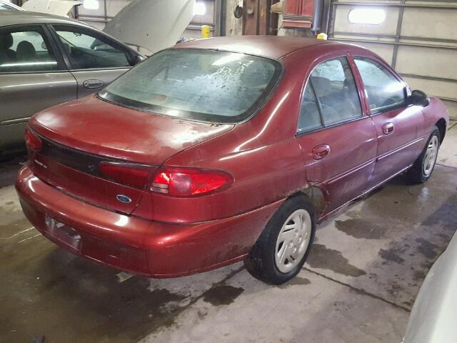 3FAFP13P02R149439 - 2002 FORD ESCORT RED photo 4