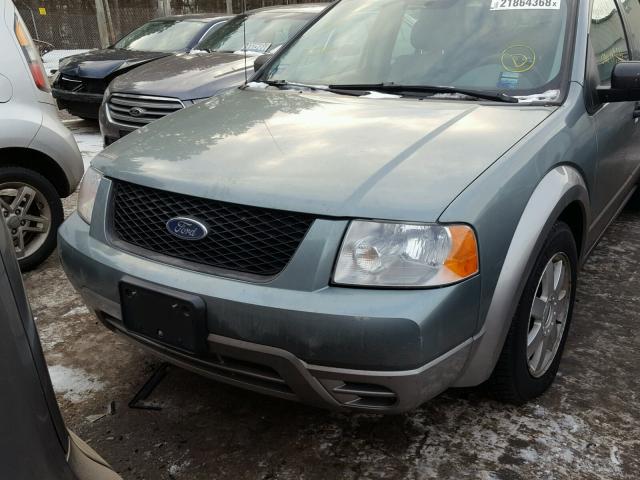 1FMZK04195GA56436 - 2005 FORD FREESTYLE GREEN photo 9