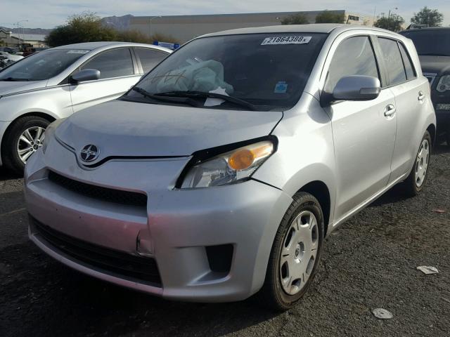 JTKKU4B48B1014481 - 2011 TOYOTA SCION XD SILVER photo 2