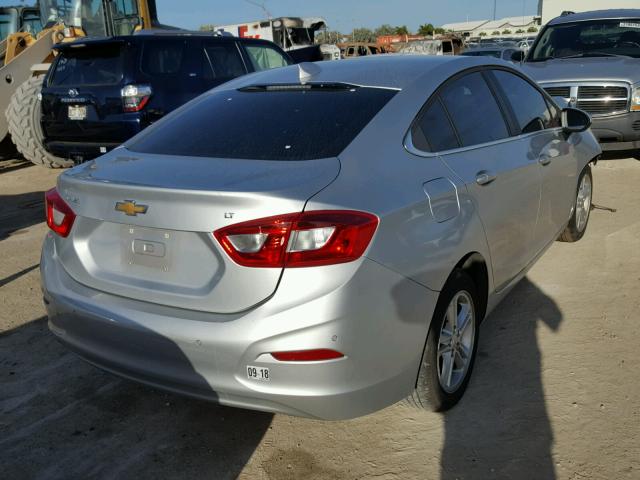 1G1BE5SM1G7327802 - 2016 CHEVROLET CRUZE LT SILVER photo 4