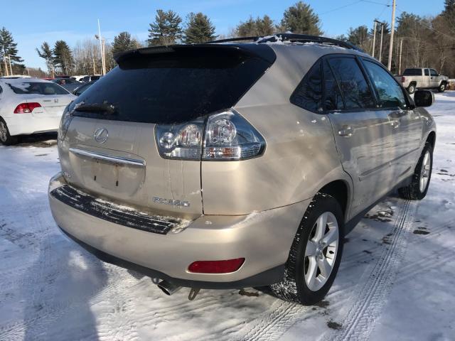 2T2HA31U45C041467 - 2005 LEXUS RX 330 GOLD photo 4