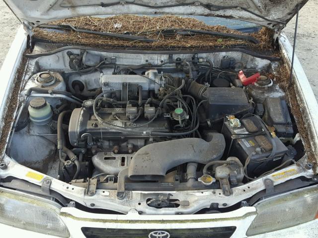 JT2EL56E9S7021896 - 1995 TOYOTA TERCEL DX WHITE photo 7