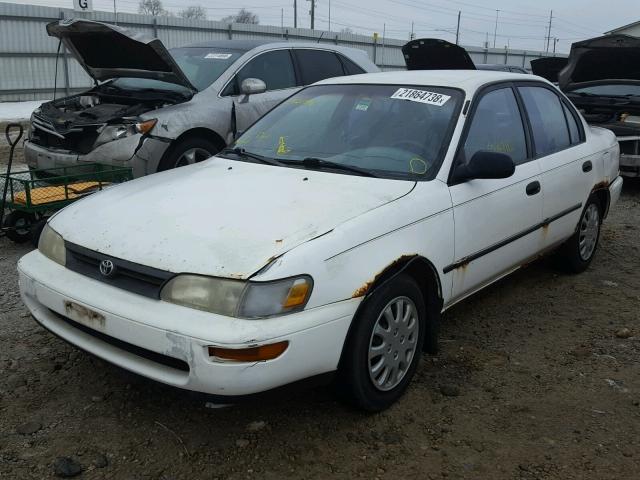 1NXAE09B3SZ323993 - 1995 TOYOTA COROLLA LE WHITE photo 2