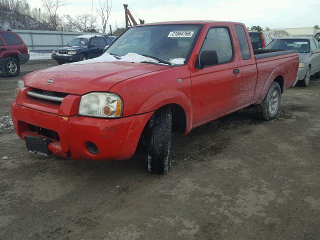 1N6DD26T83C405641 - 2003 NISSAN FRONTIER K RED photo 2