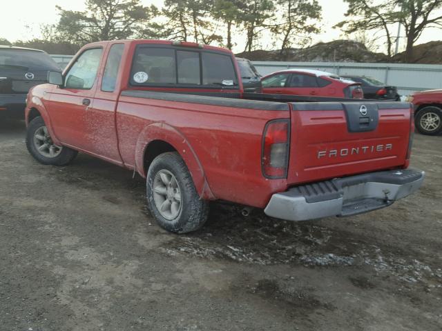 1N6DD26T83C405641 - 2003 NISSAN FRONTIER K RED photo 3