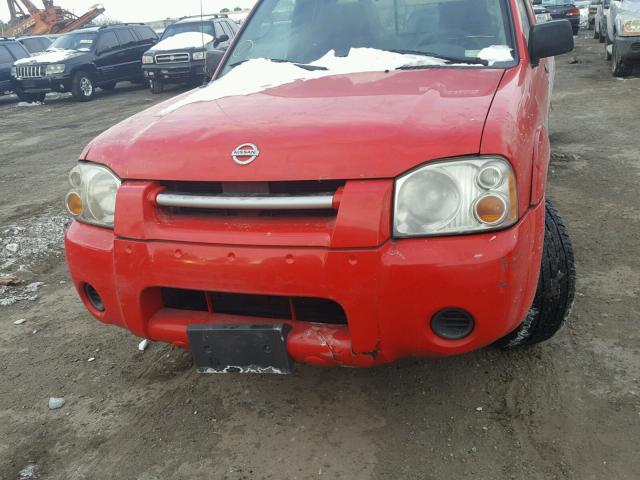 1N6DD26T83C405641 - 2003 NISSAN FRONTIER K RED photo 7