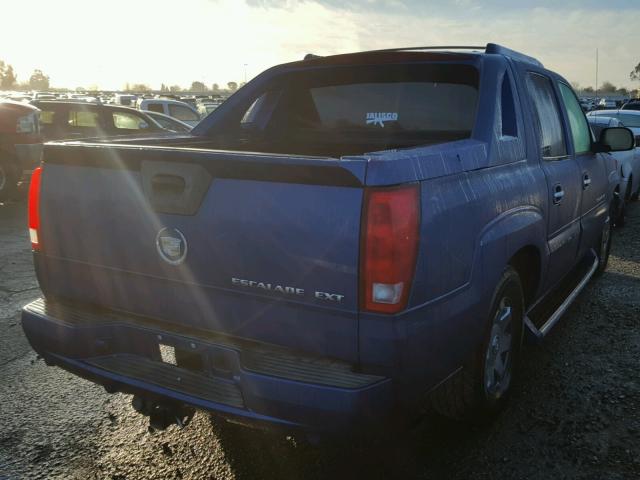 3GYEK63N43G192186 - 2003 CADILLAC ESCALADE E BLUE photo 4