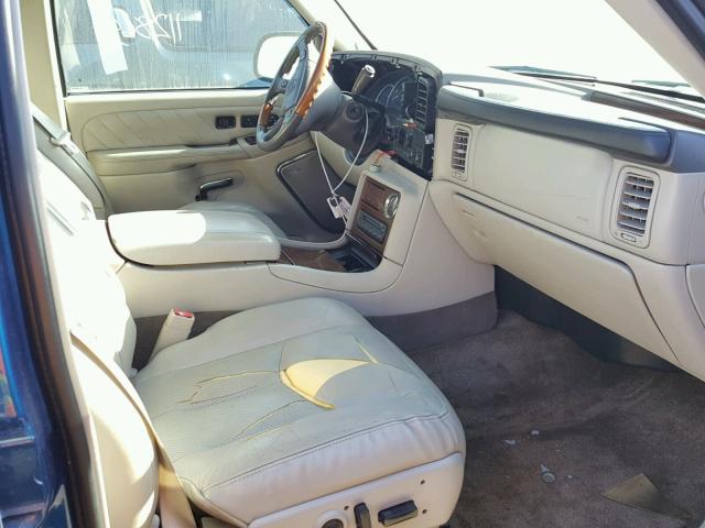 3GYEK63N43G192186 - 2003 CADILLAC ESCALADE E BLUE photo 5