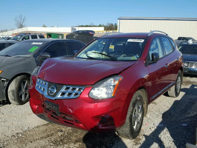 JN8AS5MT2EW623905 - 2014 NISSAN ROGUE SELE RED photo 2