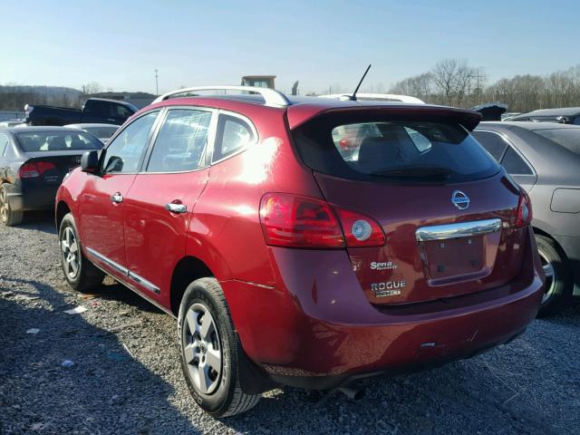 JN8AS5MT2EW623905 - 2014 NISSAN ROGUE SELE RED photo 3