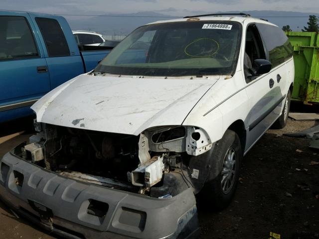 2FMZA51471BC25689 - 2001 FORD WINDSTAR L WHITE photo 2