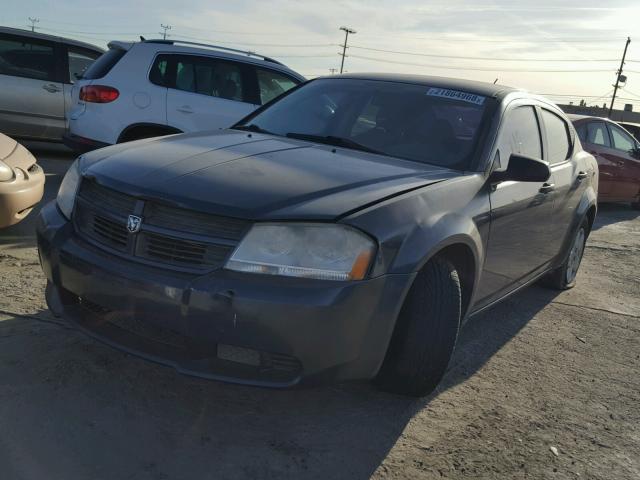 1B3LC46J58N211013 - 2008 DODGE AVENGER SE GRAY photo 2