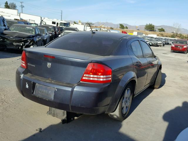 1B3LC46J58N211013 - 2008 DODGE AVENGER SE GRAY photo 4