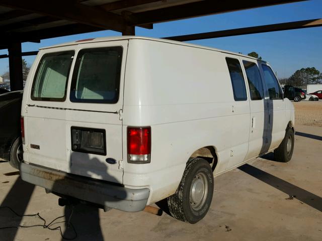 1FTRE1429XHA09642 - 1999 FORD ECONOLINE WHITE photo 4