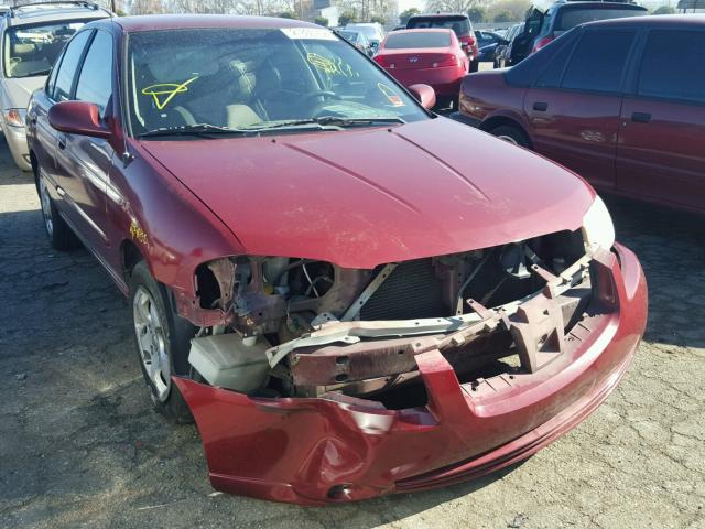 3N1CB51D04L909812 - 2004 NISSAN SENTRA 1.8 MAROON photo 1