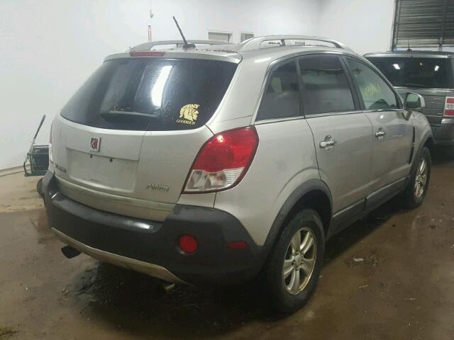 3GSDL43N68S666411 - 2008 SATURN VUE XE SILVER photo 4