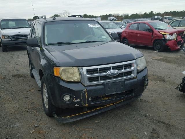 1FMCU49399KB41037 - 2009 FORD ESCAPE HYB BLACK photo 1