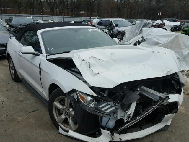 1FATP8EM3F5377152 - 2015 FORD MUSTANG WHITE photo 1