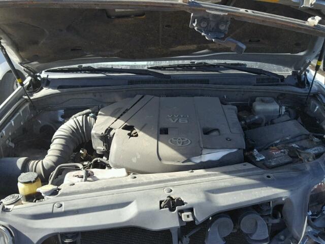 JTEZU14R568048349 - 2006 TOYOTA 4RUNNER SR GRAY photo 7